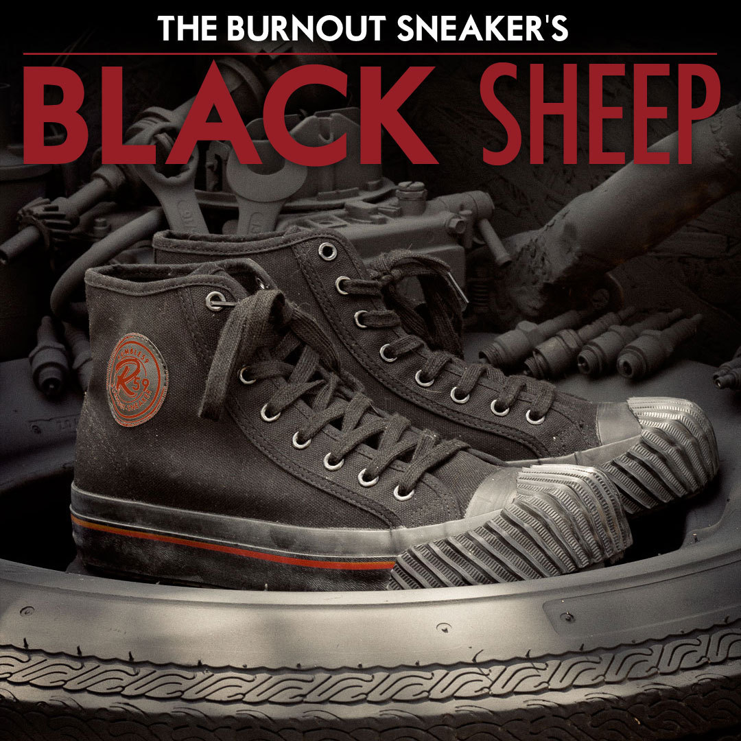 Der Burnour Sneaker in schwarz/schwarz